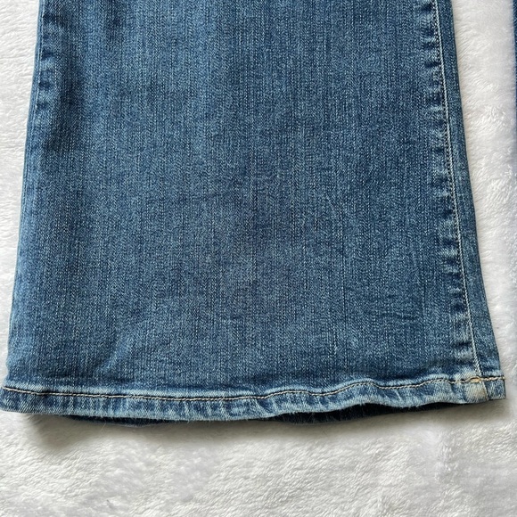 Frame Le High Flare Jeans Ashton Size 32 Blue LHF230 Stretch Denim - Picture 11 of 16